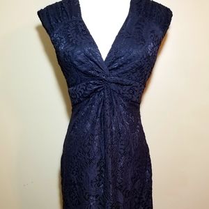 Laundry by Shelli Segal Black Lace Cocktail Dress